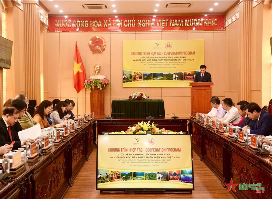 Đưa Ninh Bình trở thành trung tâm xây dựng và phát triển công nghiệp điện ảnh gắn với phát triển du lịch, văn hóa